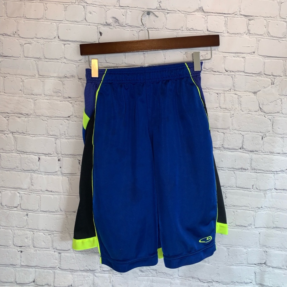 Champion Boys Blue & Yellow Athletic shorts size M - Picture 1 of 7